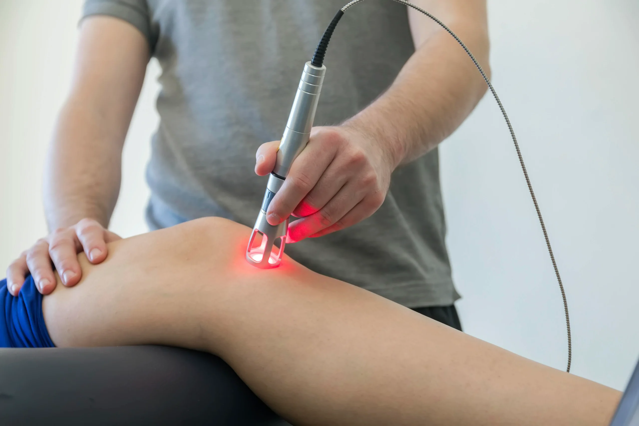 Bigstock Laser Therapy On A Knee - Mayfair Wellness Clinic Gulshan