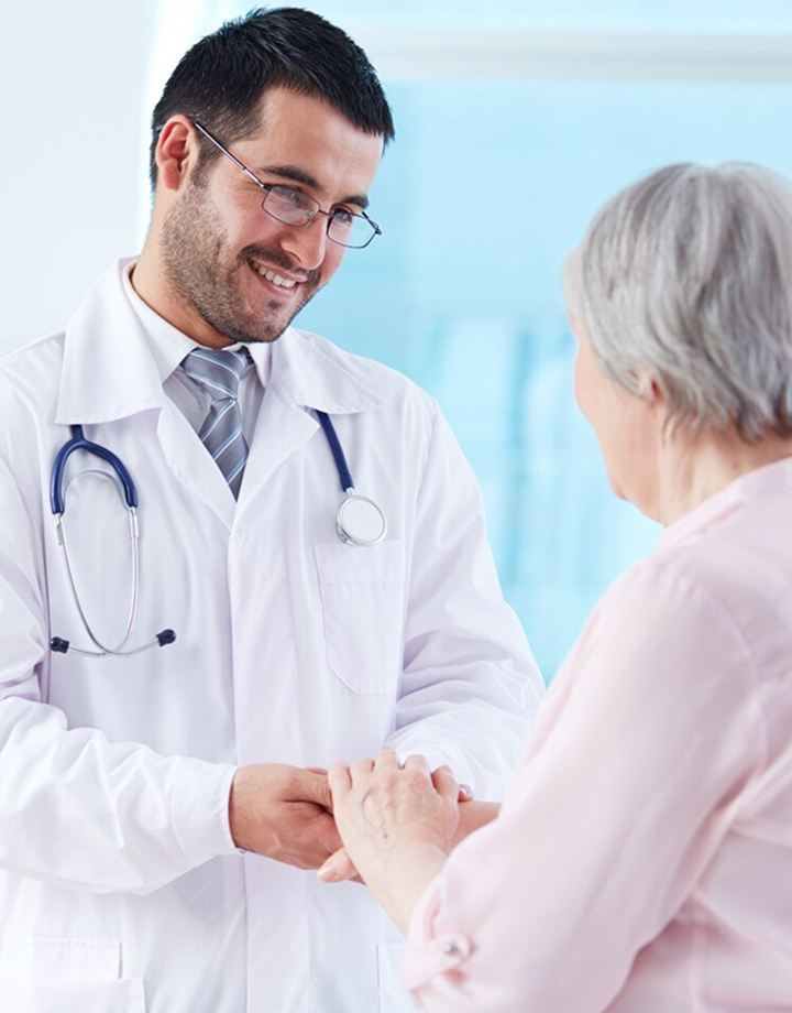 RegenActive Screening 3 About Us Page Image - doctor Caring patient